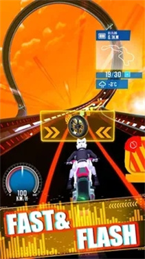 节奏音乐摩托车