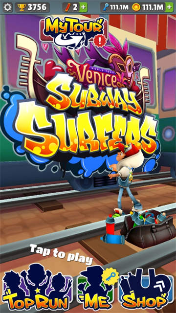 地铁跑酷威尼斯情人节破解版