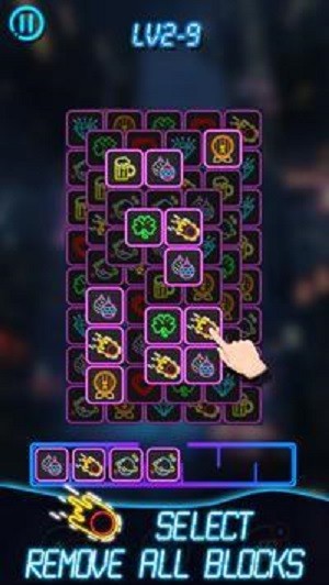 霓虹瓷砖匹配大师