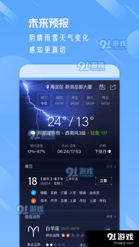 一周天气通