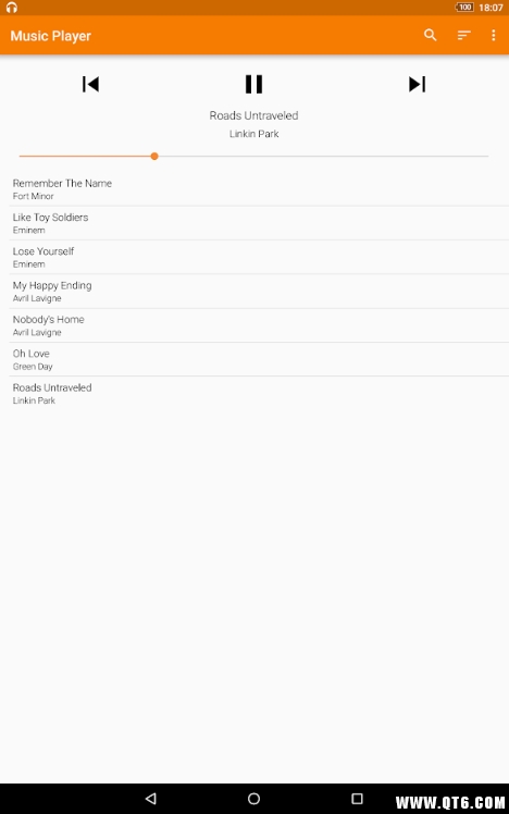 简易音乐播放器